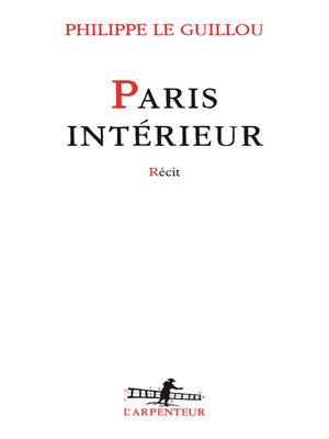 cover image of Paris intérieur